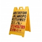 Yellow Signicade Message Board Package (2' x 3') Personalized