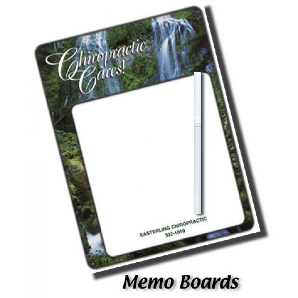 Logo Printed Custom Magnetic Memo Board (8.5"x11" Rectangle) Logo Printed Custom Magnetic Memo Board (8.5"x11" Rectangle)