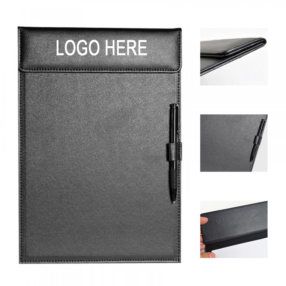 Customized PU Leather Letter Clipboard