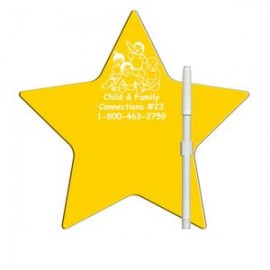 Logo Branded Star Offset Printed Memo Board