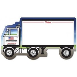 Mini Memo Board Shape - 8.375x4.75 Laminated - SEMI-TRUCK / TRACTOR TRAILER - 14 pt. with Logo