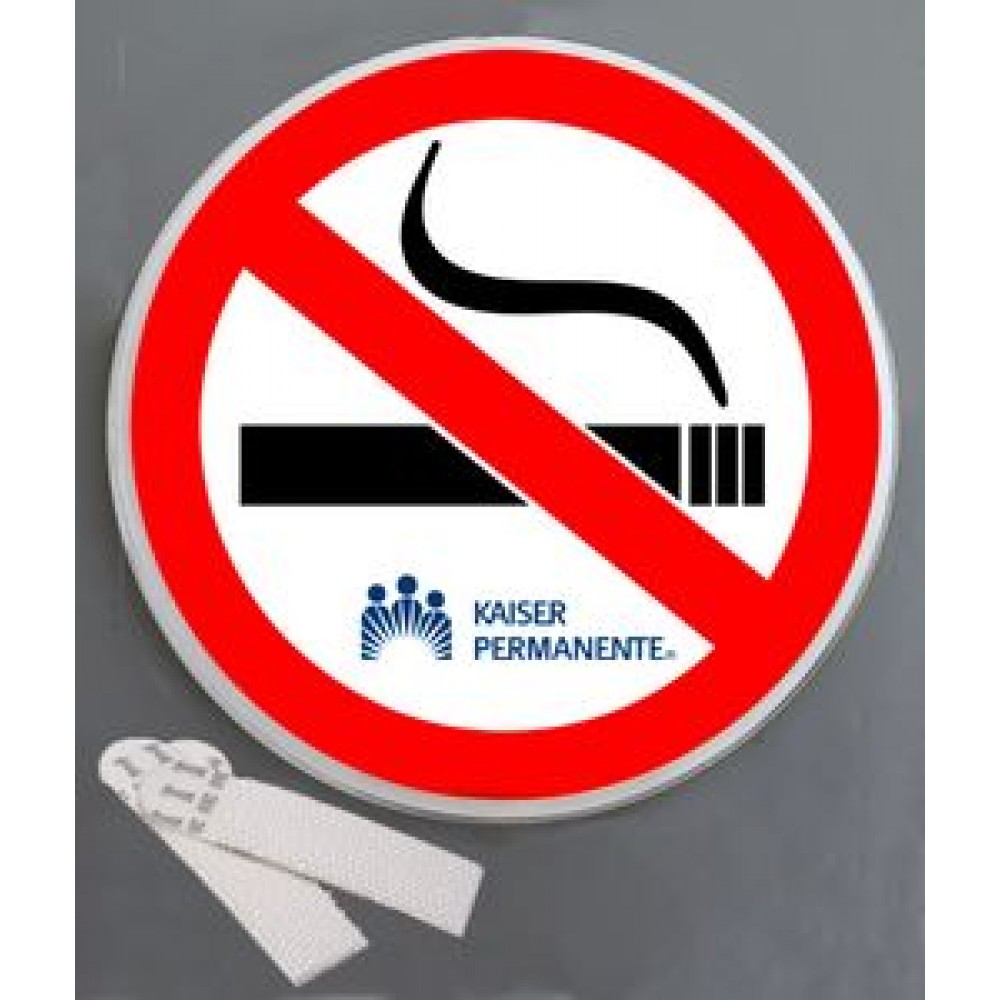 Customized No Smoking Wallminder - 4"
