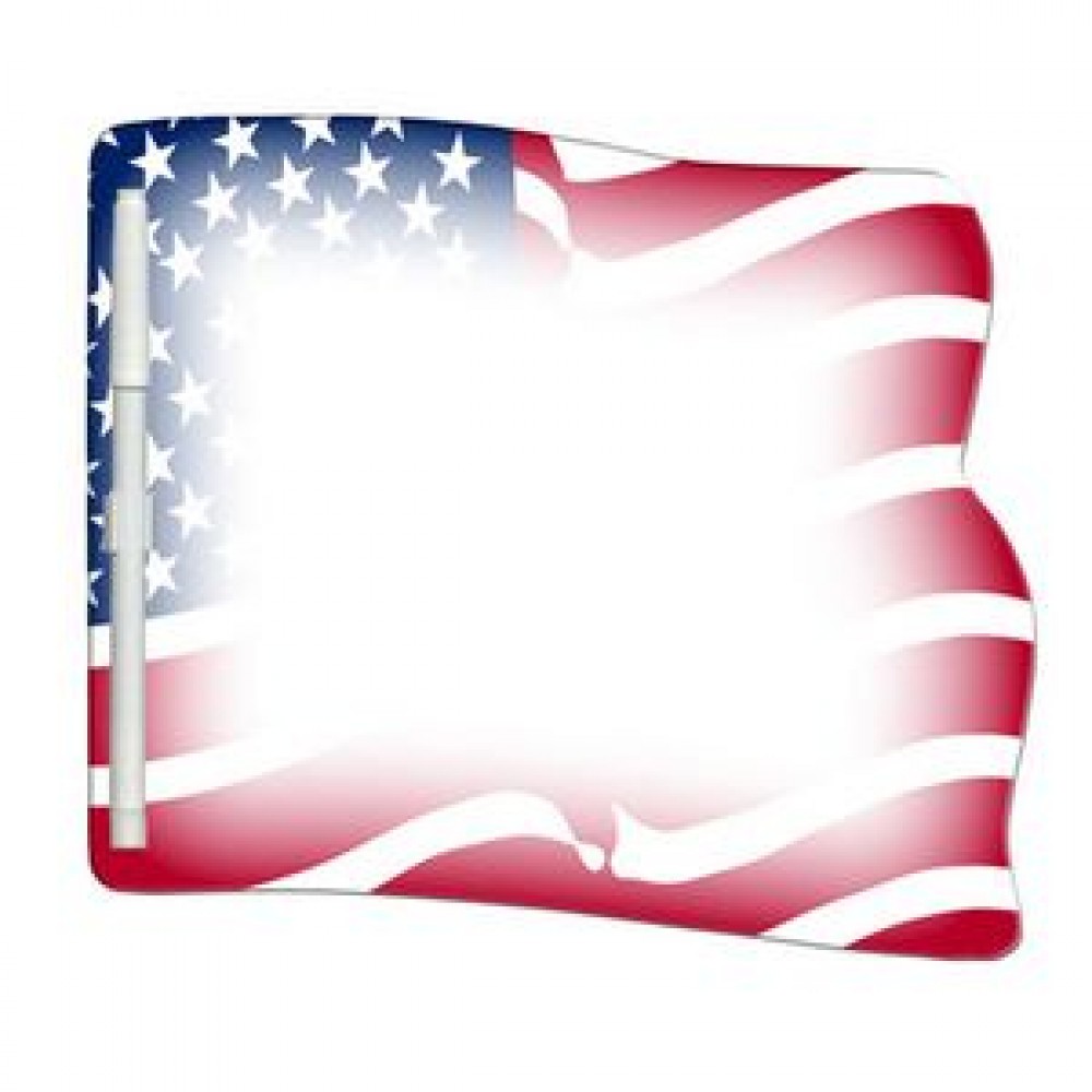 Logo Branded Flag Digital Memo Board