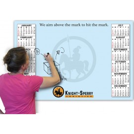EZ STIK Ultra DG (Dry Erase, Adhesive Graphic) 12"x24" with Logo  EZ STIK Ultra DG (Dry Erase, Adhesive Graphic) 12"x24" with Logo