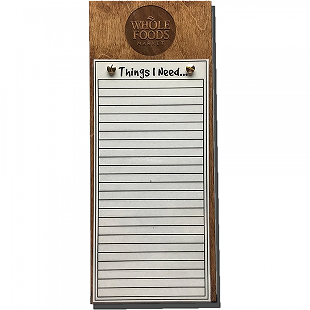 Wood Memo Board with Logo