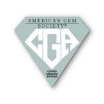 Custom Imprinted Gem Diamond Shape Stock Vinyl Magnet - 30mil