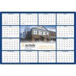 Personalized Full Color Premium Plastic Write-on/ Wipe-off Table Calendar