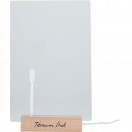 Custom Note Brite Light-Up Acrylic Dry Erase Board