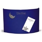 Night Steel Magnetic Curved Memo Board Logo Printed