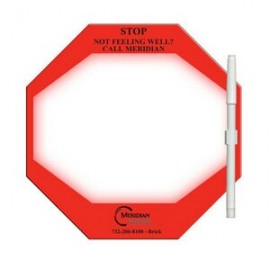 Stop Sign Offset Printed Memo Board with Logo