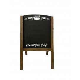 A-Frame Chalkboard with Logo  A-Frame Chalkboard with Logo