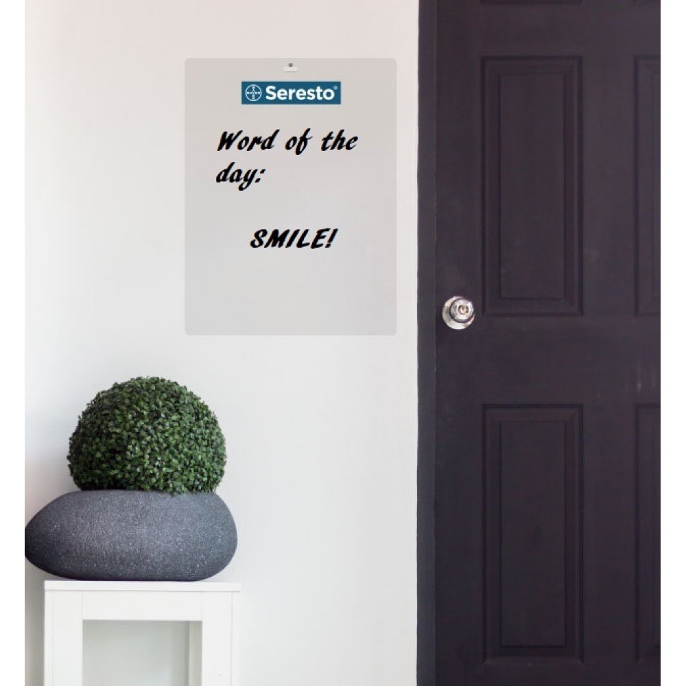 Custom Imprinted Clear Dry Erase Poster Custom Imprinted Clear Dry Erase Poster