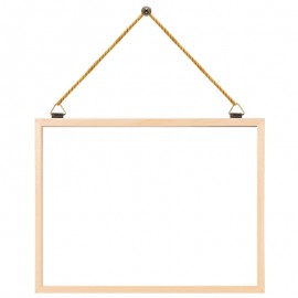 Logo Branded Wooden Frame White Board