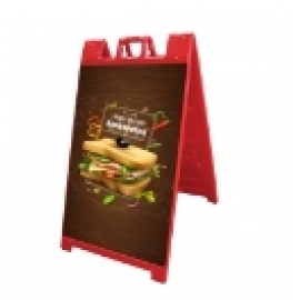 Customized Red Signicade Package (2' x 3')  Customized Red Signicade Package (2