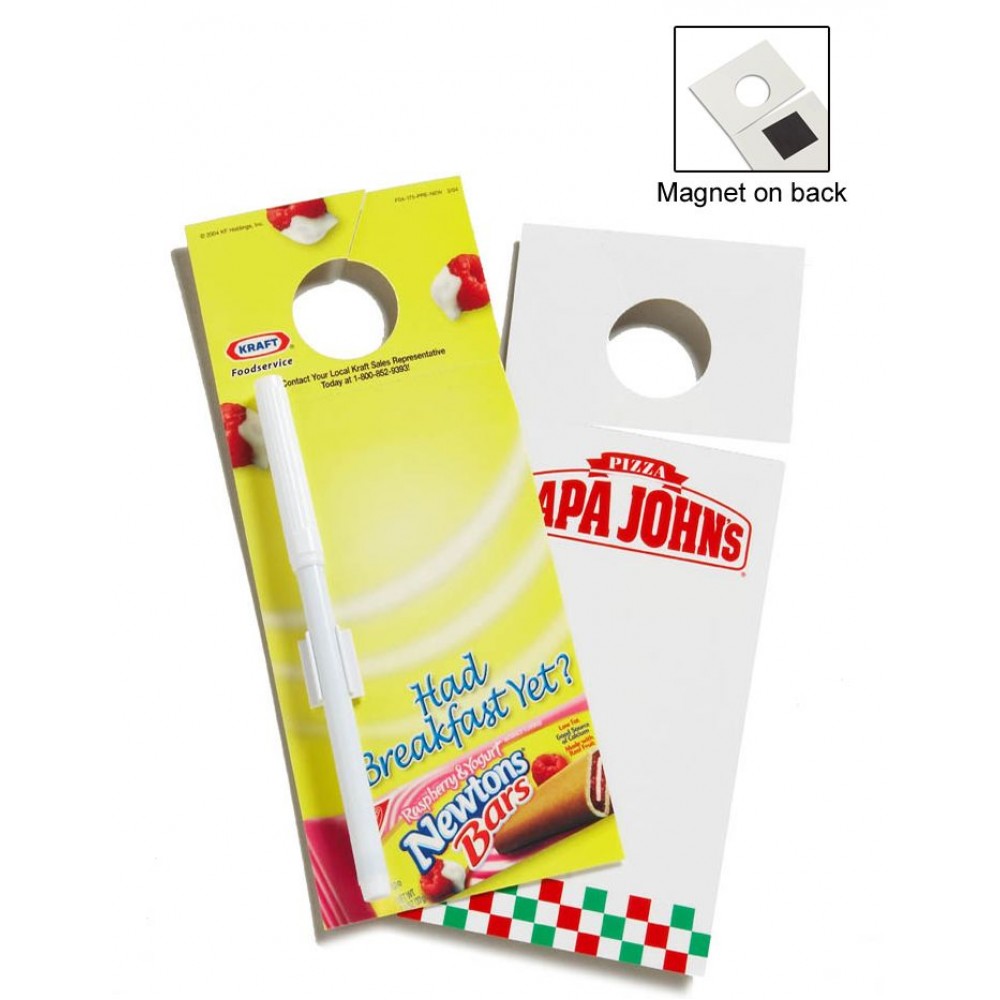 Custom Magnetic Memo Board Door Hanger Personalized Custom Magnetic Memo Board Door Hanger Personalized
