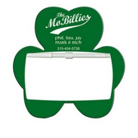 Shamrock Offset Printed Memo Board with Logo