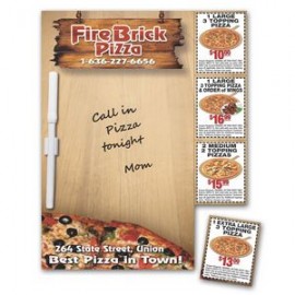 4 Coupon Memo Board w/ Rem Adh with Logo