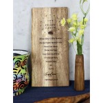 Personalized Small Menu Board - Engraved BOTH Sides