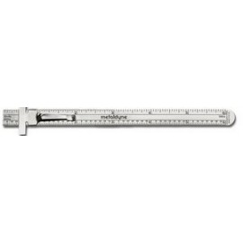 Custom Pocket Ruler w/32nds & 16ths Over 64ths (6.25"x.4687") with Logo  Custom Pocket Ruler w/32nds & 16ths Over 64ths (6.25"x.4687") with Logo
