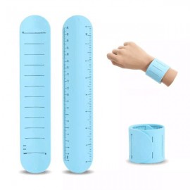 Silicone Ruler Slap Bracelet with Logo