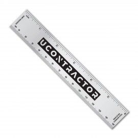 Logo Branded 6" Stainless Steel Ruler with General Scales
