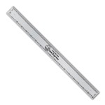 Promotional 18" Metalphoto Aluminum Printing & Publishing Ruler