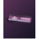 6" Crystal Ruler Custom Imprinted