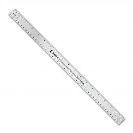 18" Stainless Steel Ruler with Center Finding Scales with Logo