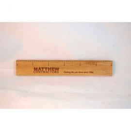 Custom 6" Bamboo Ruler