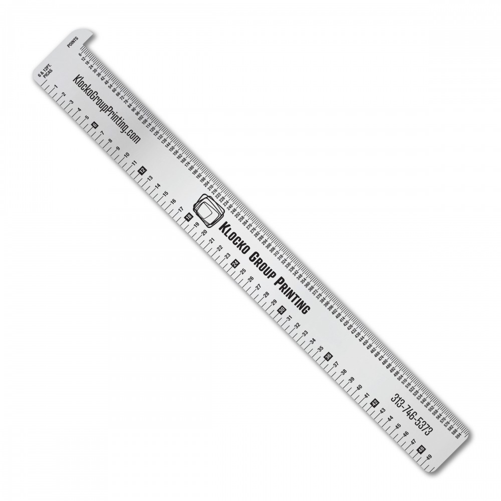Stainless Steel Hook Ruler with Printing & Publishing Scales with Logo