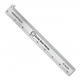 Stainless Steel Hook Ruler with Printing & Publishing Scales with Logo