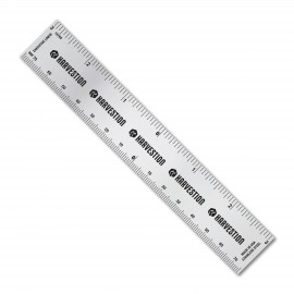 6" Stainless Steel Ruler with Center Finding Scales with Logo