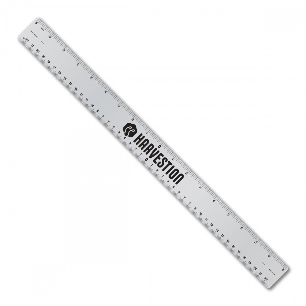 Logo Branded 18" Aluminum Ruler with Center Finding Scales