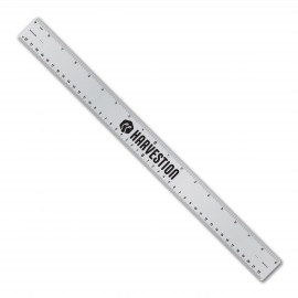 Logo Branded 18" Aluminum Ruler with Center Finding Scales