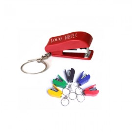 Mini Key Chain Plastic Staplers with Logo