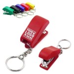 Personalized Mini Handheld Press Staplers with Keychain