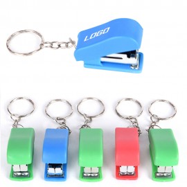 Logo Branded Mini Stapler Key Chain