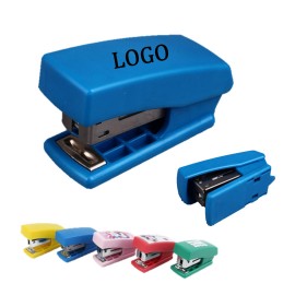 Custom Mini Plastic Stapler For Kids with Logo Bravamarketing
