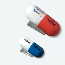 Capsule Shaped Stapler with Logo  Capsule Shaped Stapler with Logo