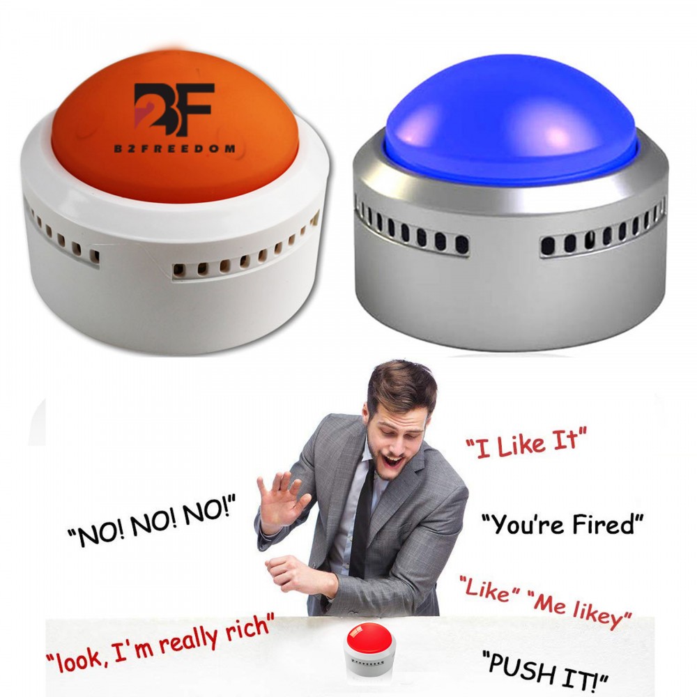 Logo Printed 10S Talking Recorder Message Box Buzzer Button Logo Printed 10S Talking Recorder Message Box Buzzer Button