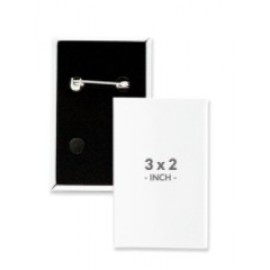 Personalized 3 X 2 Inch Rectangle Custom Buttons  Personalized 3 X 2 Inch Rectangle Custom Buttons