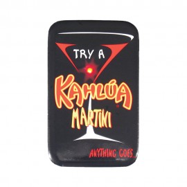 1.75" X 2.75" Full Color Flashing Blinking Button with Logo
