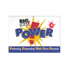 2 1/2" x 3 1/2" Rectangle Blinkie with Logo  2 1/2" x 3 1/2" Rectangle Blinkie with Logo