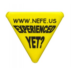 Logo Branded Triangle Celluloid Button (2")  Logo Branded Triangle Celluloid Button (2")