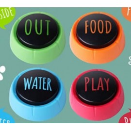 Easy Recorded Voice Button with Logo  Easy Recorded Voice Button with Logo