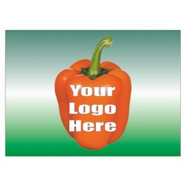 Promotional Orange Bell Pepper Badge/Button (2 1/2"x3 1/2")