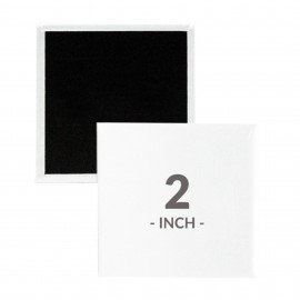 2 Inch Square Magnet Buttons with Logo