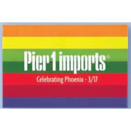 2 1/2" X 3 1/2" Full Color Button w/Safety Pin with Logo  2 1/2" X 3 1/2" Full Color Button w/Safety Pin with Logo