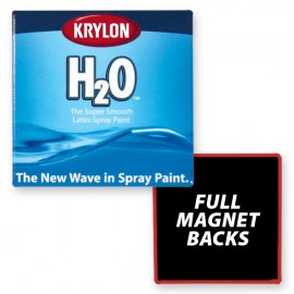 Logo Branded 2.5" Square Full Color Button Style Refrigerator Magnet w/Full Magnetic Back