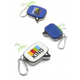 Personalized Travel Talking Bubble with Carabiner